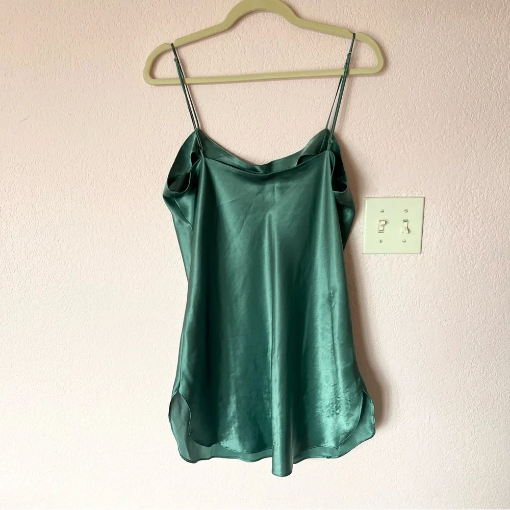 Vintage 90s sexy green lingerie nightgown slip dress - Picture 3 of 12